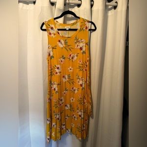 Lularoe XL sleeveless floral dress